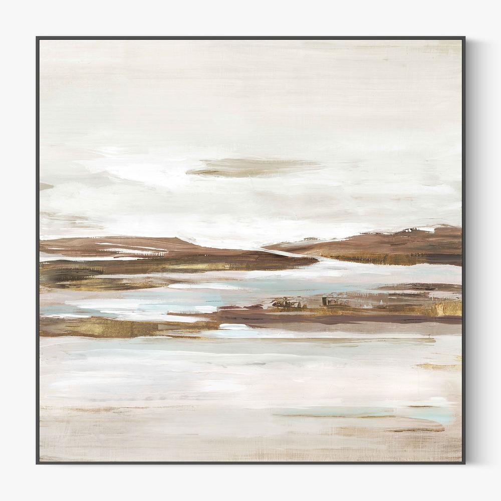 Abstract Tides of the Coast, Style B-by-Lera-wall-art-print-canvas-poster-framed-Gioia