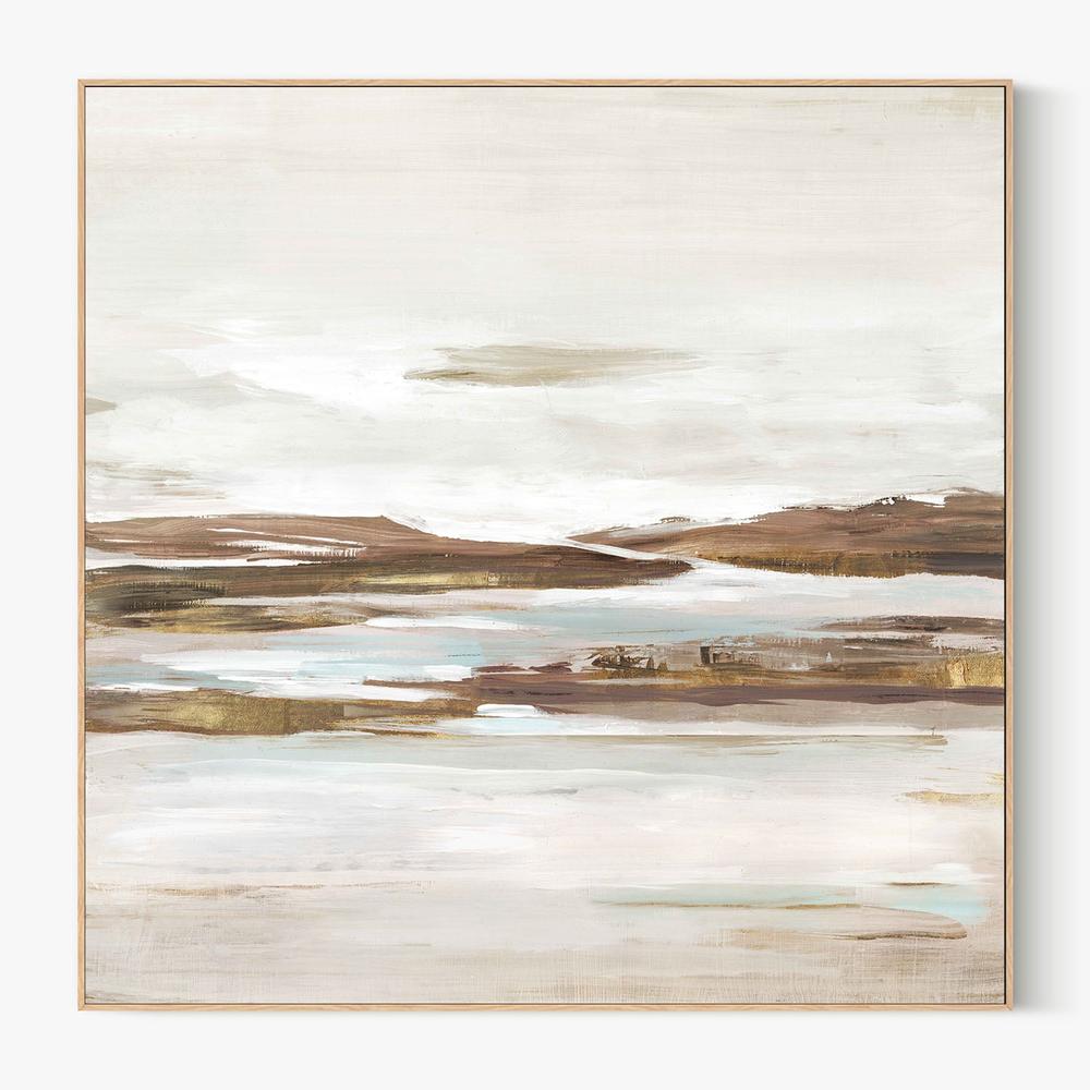 Abstract Tides of the Coast, Style B-by-Lera-wall-art-print-canvas-poster-framed-Gioia