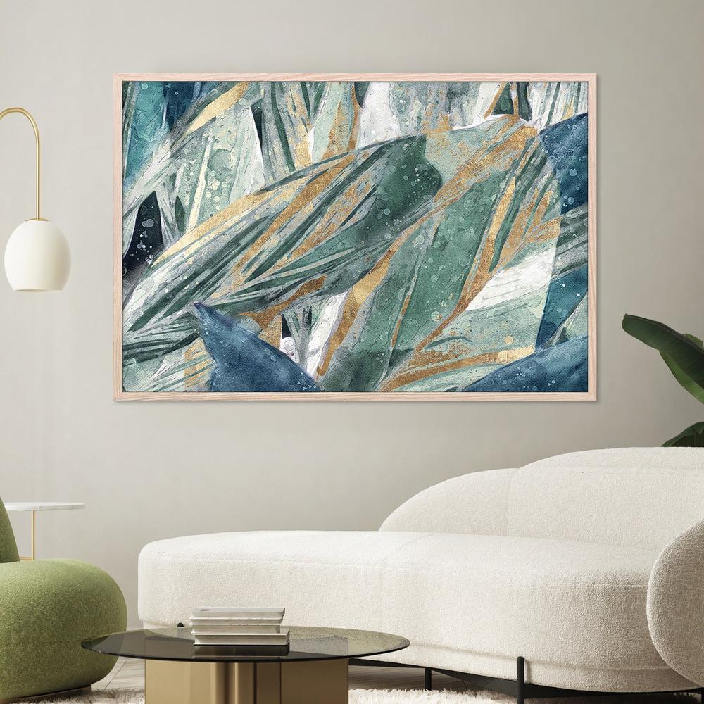 Abstraction of Leaves, Style B-by-Leda Robertson-wall-art-print-canvas-poster-framed-Gioia