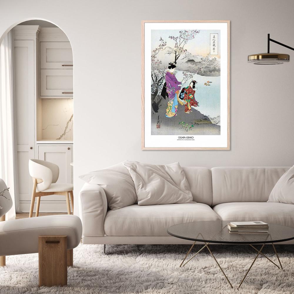 Admiring the Plum Blossom-by-Ogata Gekko-wall-art-print-canvas-poster-framed-Gioia