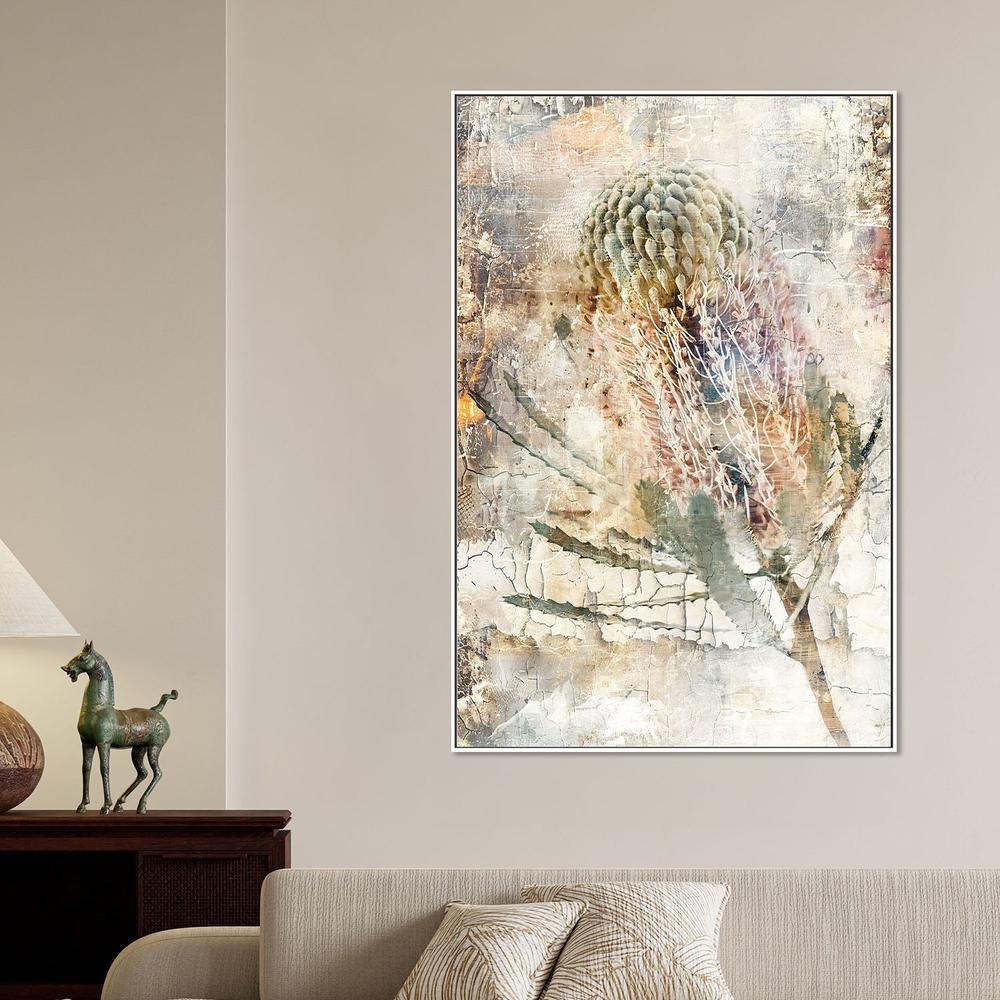 wall-art-print-canvas-poster-framed-Aged Banksia Bloom-2