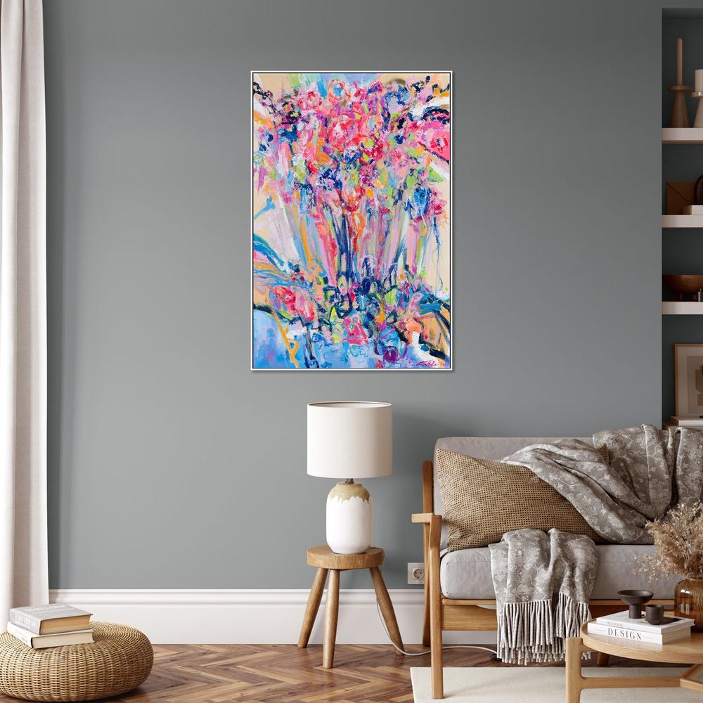 Allegra III – A Vibrant Bouquet-by-Kenneth WH Lee-wall-art-print-canvas-poster-framed-Gioia