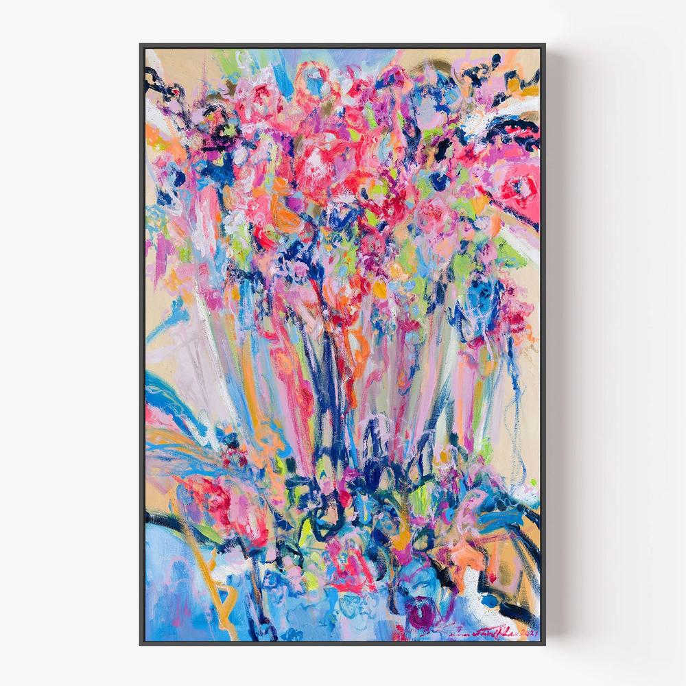 Allegra III – A Vibrant Bouquet-by-Kenneth WH Lee-wall-art-print-canvas-poster-framed-Gioia