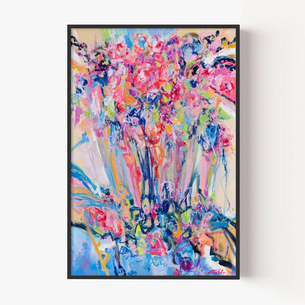 Allegra III – A Vibrant Bouquet-by-Kenneth WH Lee-wall-art-print-canvas-poster-framed-Gioia