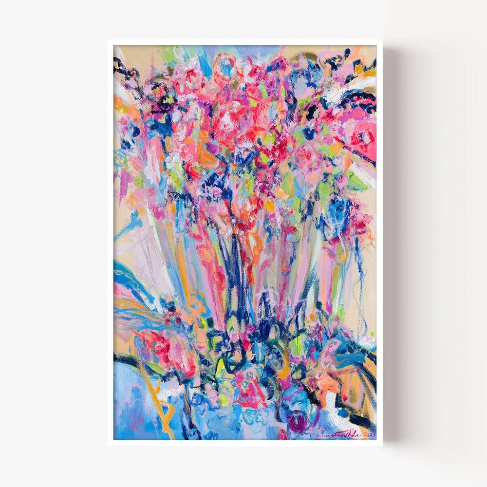 Allegra III – A Vibrant Bouquet-by-Kenneth WH Lee-wall-art-print-canvas-poster-framed-Gioia