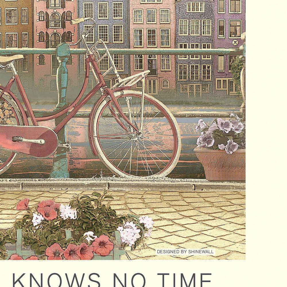 Amsterdam Canal Bicycle-by-Dion Gem-wall-art-print-canvas-poster-framed-Gioia