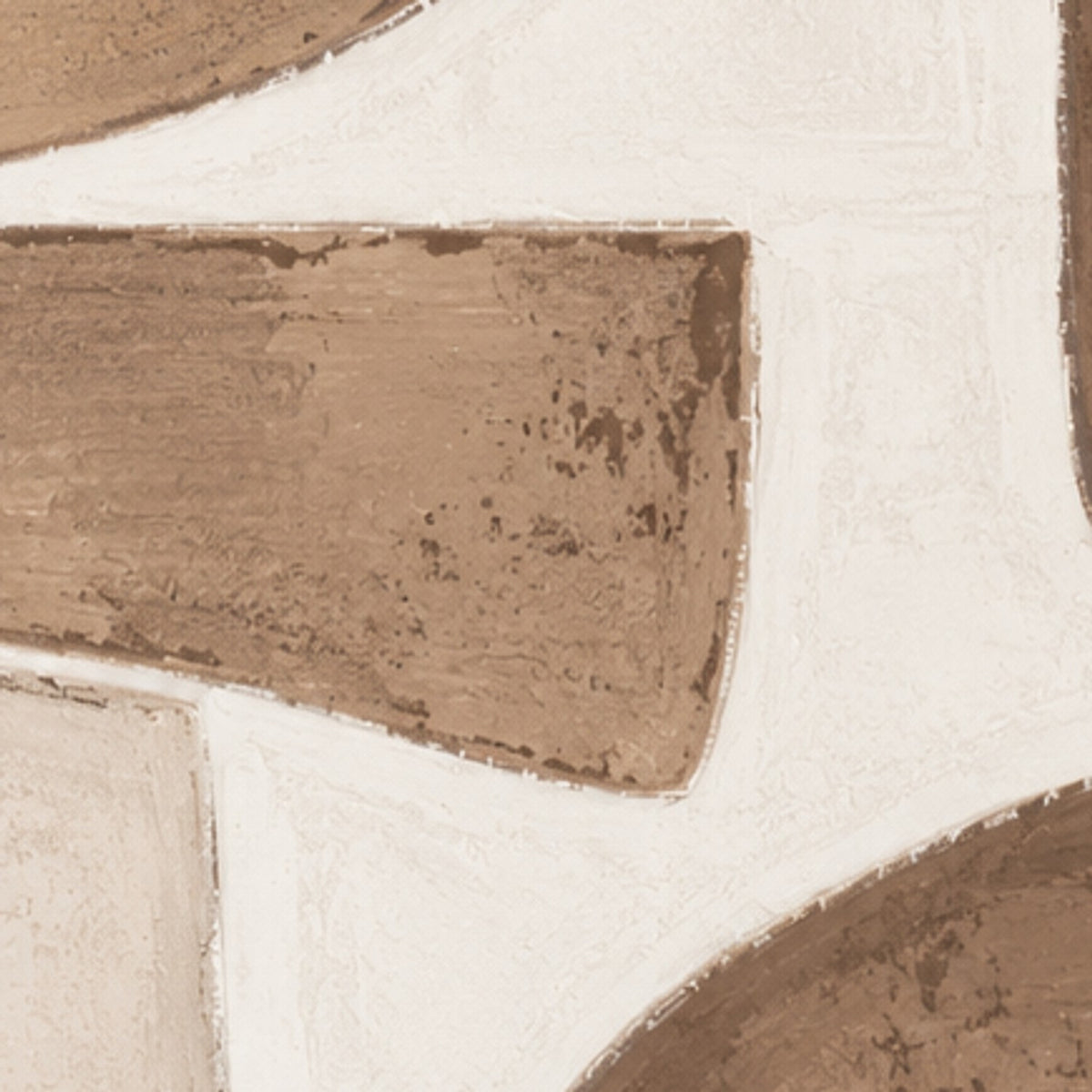 Neutral abstract organic geometric blocks, style B