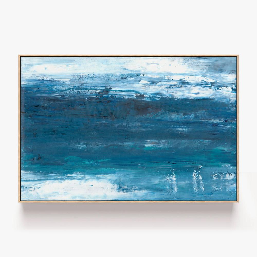 Aqua Shallows-by-Kathleen Rhee-wall-art-print-canvas-poster-framed-Gioia