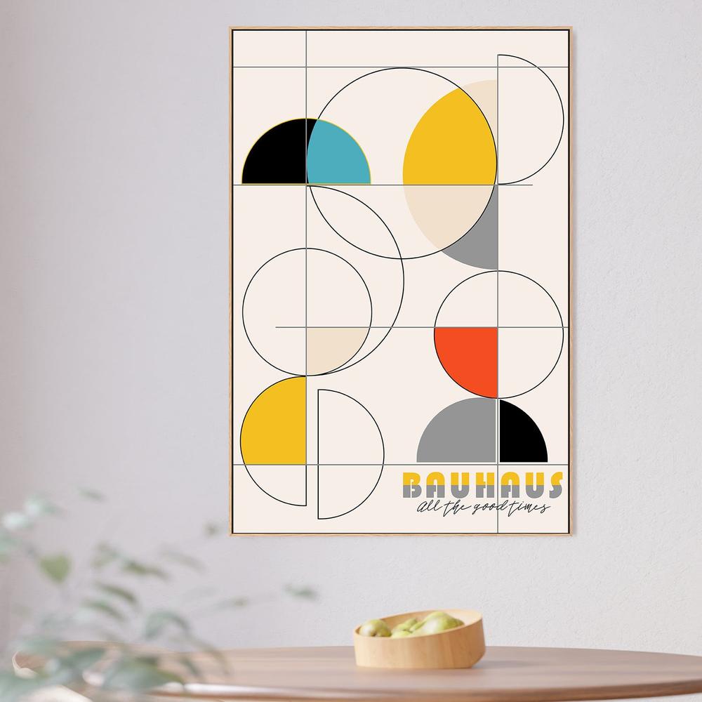 Bauhaus Geometric Shapes-by-CATS AND DOTZ-wall-art-print-canvas-poster-framed-Gioia