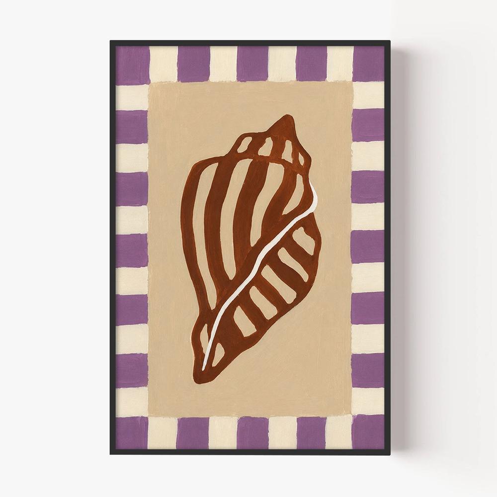Beach Shell-by-Lady Hana-wall-art-print-canvas-poster-framed-Gioia