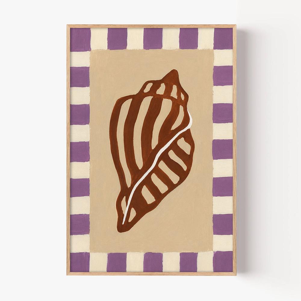 Beach Shell-by-Lady Hana-wall-art-print-canvas-poster-framed-Gioia