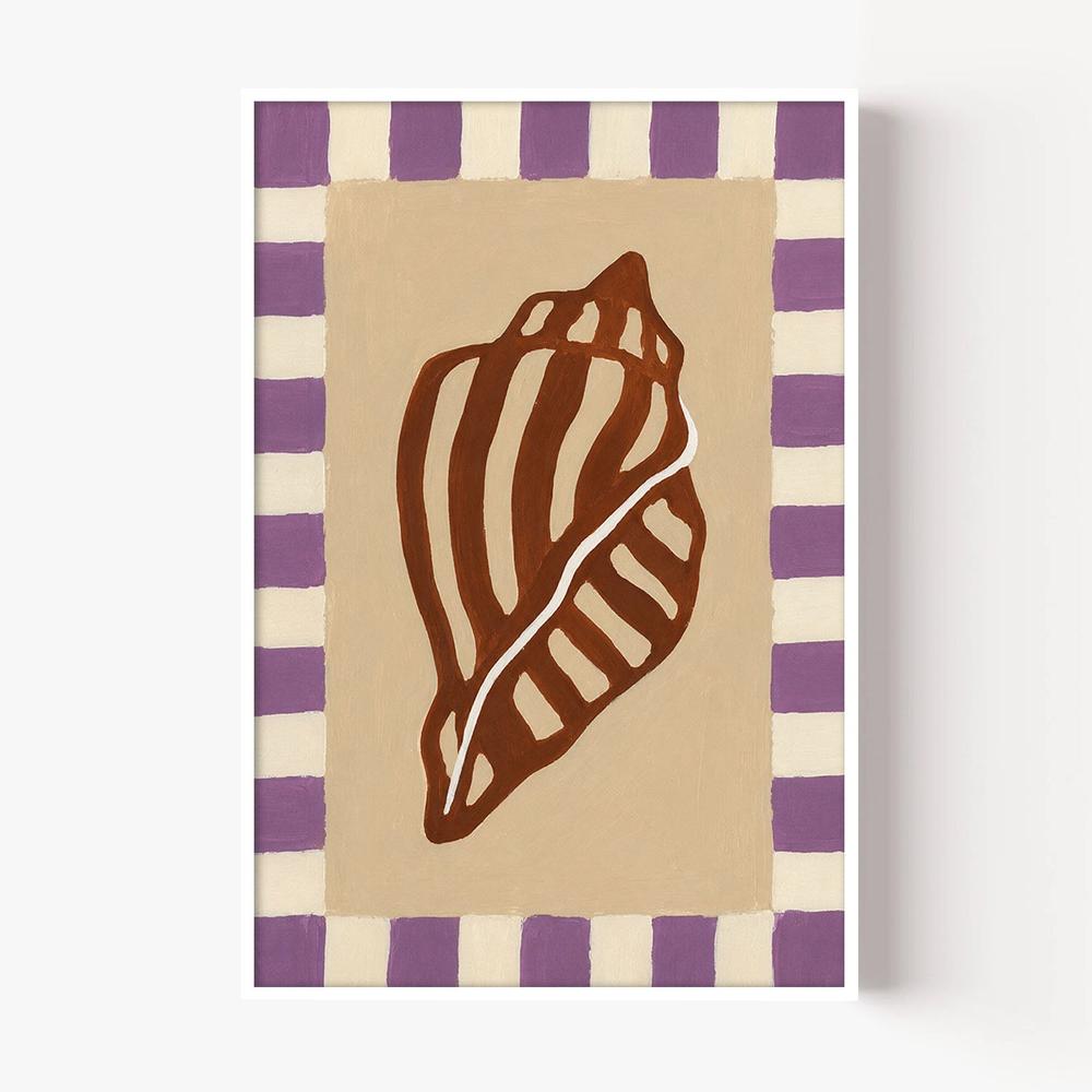 Beach Shell-by-Lady Hana-wall-art-print-canvas-poster-framed-Gioia