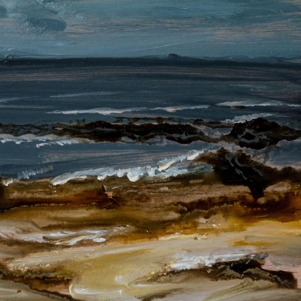 Beach View, Style B-by-Louise O'Hara-wall-art-print-canvas-poster-framed-Gioia