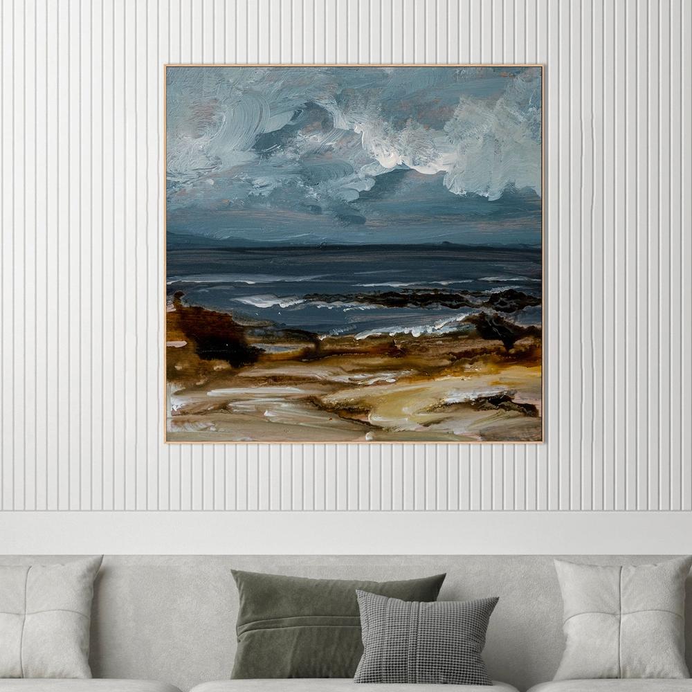 Beach View, Style B-by-Louise O'Hara-wall-art-print-canvas-poster-framed-Gioia