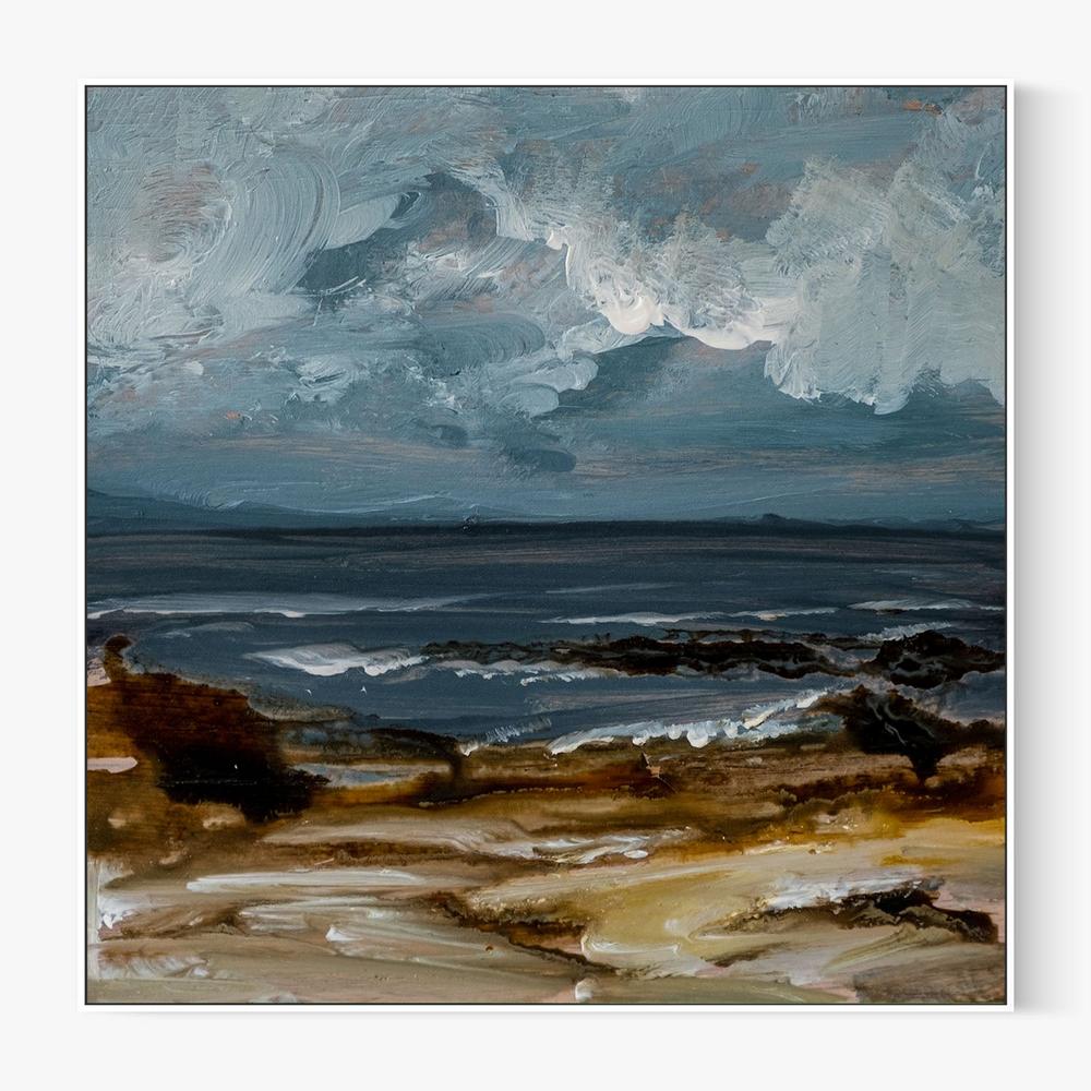 Beach View, Style B-by-Louise O'Hara-wall-art-print-canvas-poster-framed-Gioia