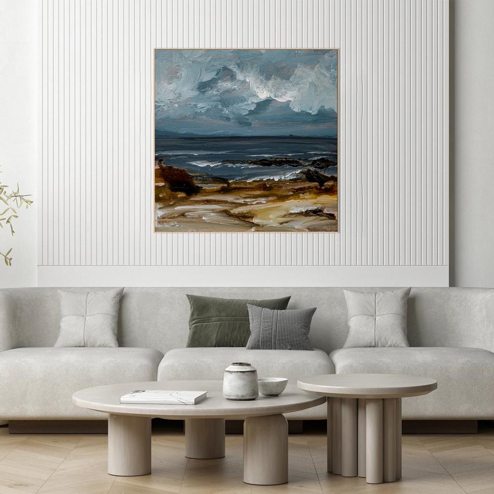Beach View, Style B-by-Louise O'Hara-wall-art-print-canvas-poster-framed-Gioia