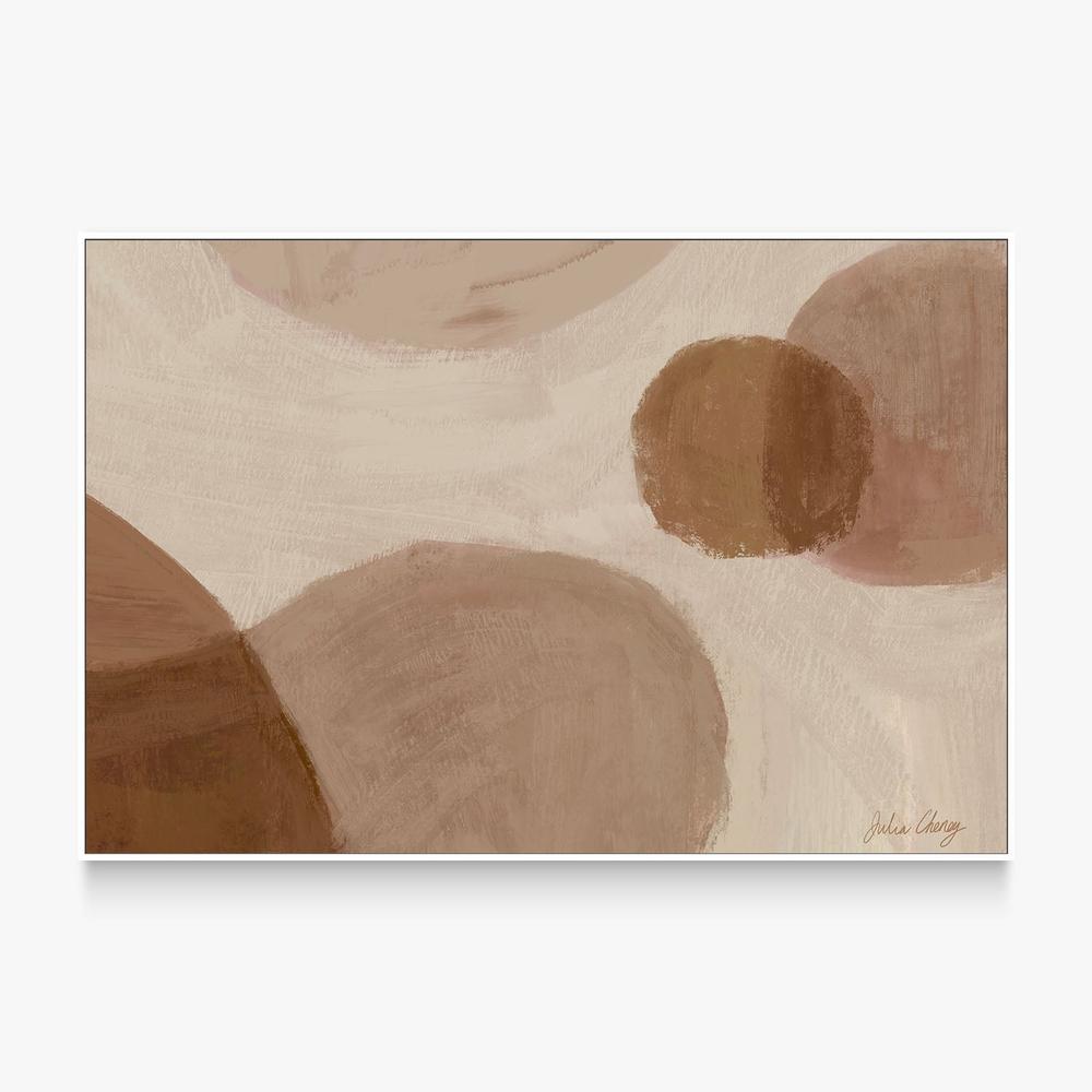 Beige and Taupe-by-Julia Cheney-wall-art-print-canvas-poster-framed-Gioia