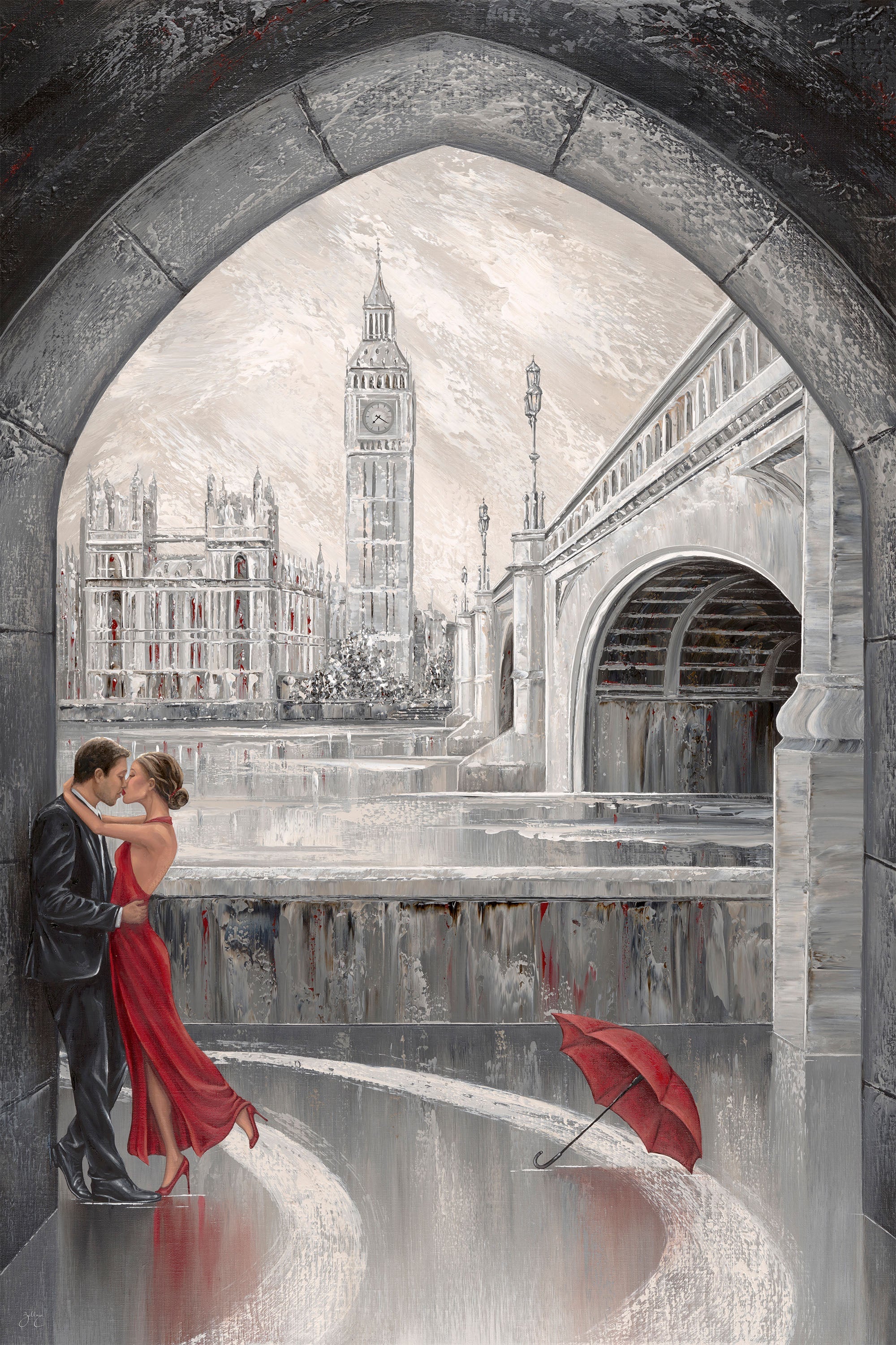 Beneath the Arch, London-by-Isabella Karolewicz-wall-art-print-canvas-poster-framed-Gioia