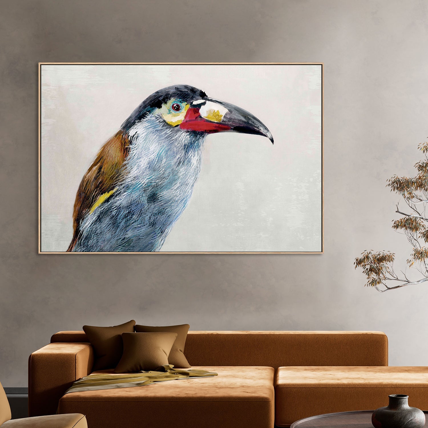 Black billed Mountain Toucan-by-Jacob Q-wall-art-print-canvas-poster-framed-Gioia