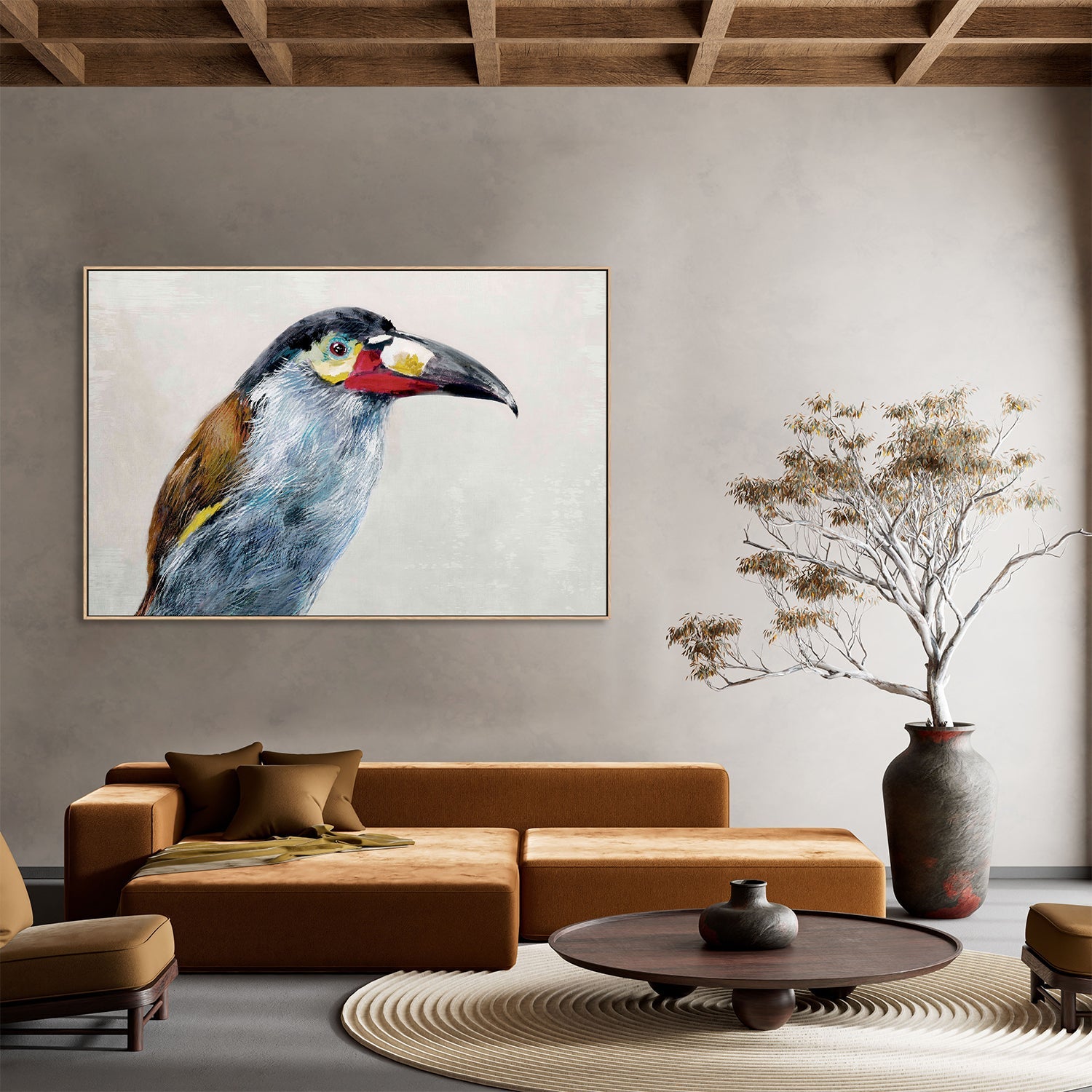 Black billed Mountain Toucan-by-Jacob Q-wall-art-print-canvas-poster-framed-Gioia