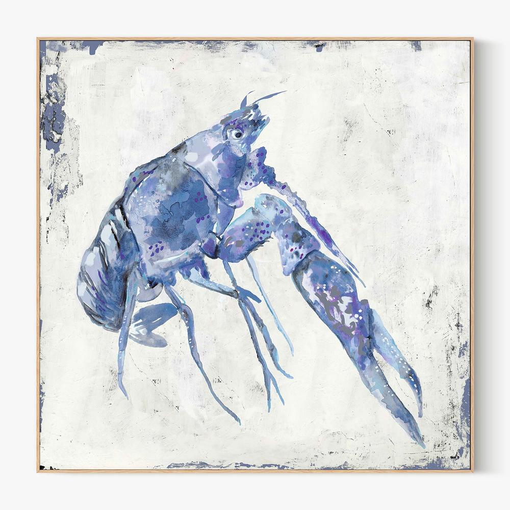 Blue Crayfish, Style A-by-Jacob Q-wall-art-print-canvas-poster-framed-Gioia