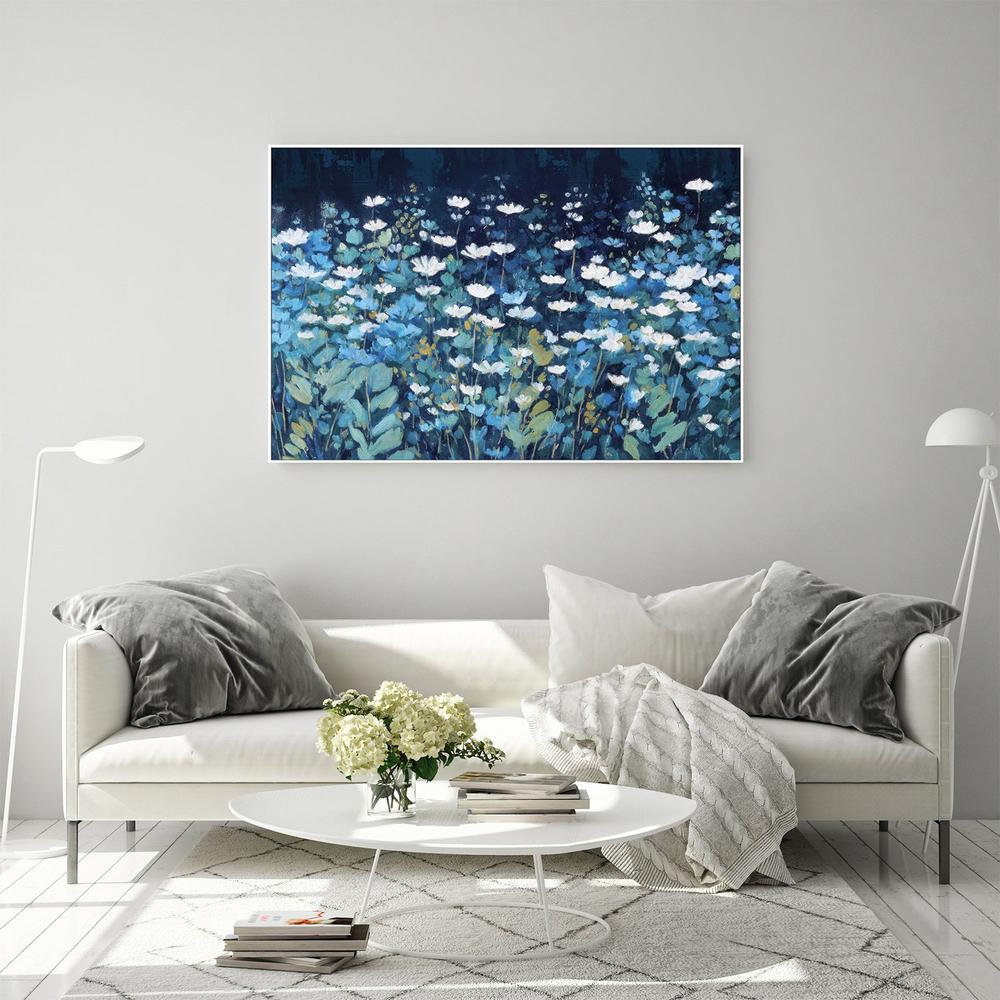 Blue Floral Field, Style A-by-Gioia Template-wall-art-print-canvas-poster-framed-Gioia