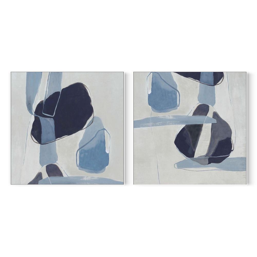 Blue Interaction Pass, Style A & B, Set Of 2-by-Jacob Q-wall-art-print-canvas-poster-framed-Gioia