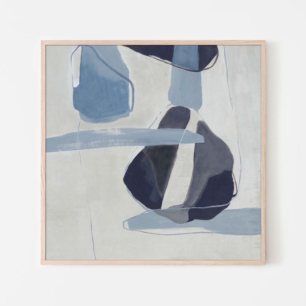 Blue Interaction Pass, Style B-by-Jacob Q-wall-art-print-canvas-poster-framed-Gioia