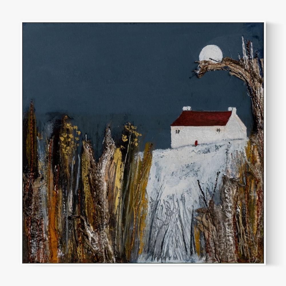 Blue Moon-by-Louise O'Hara-wall-art-print-canvas-poster-framed-Gioia