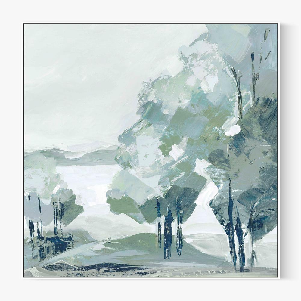 Blue Tree Forest, Style B-by-Lera-wall-art-print-canvas-poster-framed-Gioia