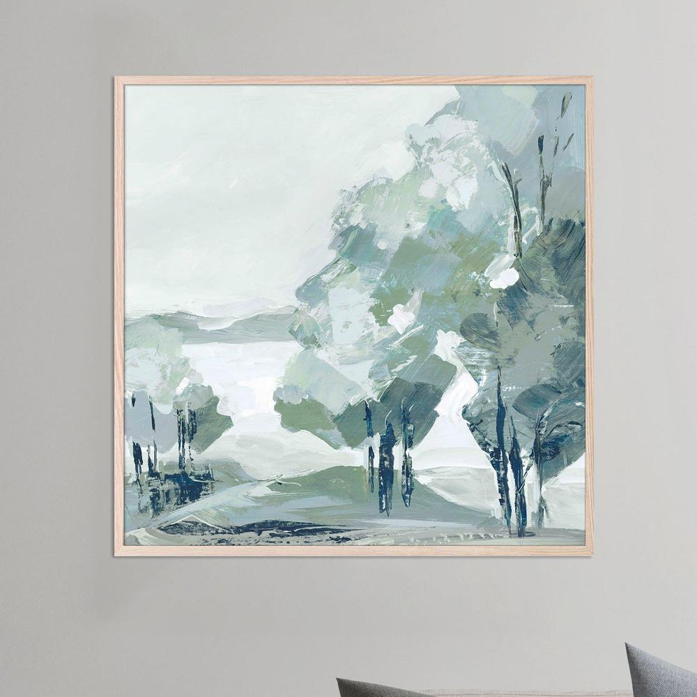 Blue Tree Forest, Style B-by-Lera-wall-art-print-canvas-poster-framed-Gioia