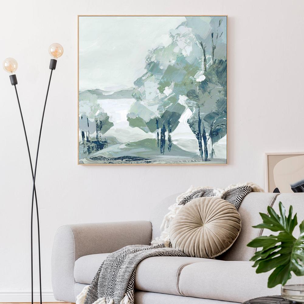 Blue Tree Forest, Style B-by-Lera-wall-art-print-canvas-poster-framed-Gioia