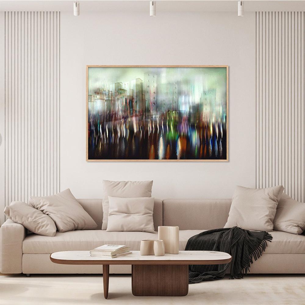 Blurred City Reflections-by-Christina Sillen-wall-art-print-canvas-poster-framed-Gioia