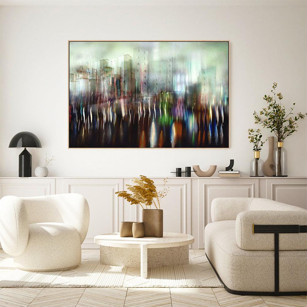 Blurred City Reflections-by-Christina Sillen-wall-art-print-canvas-poster-framed-Gioia