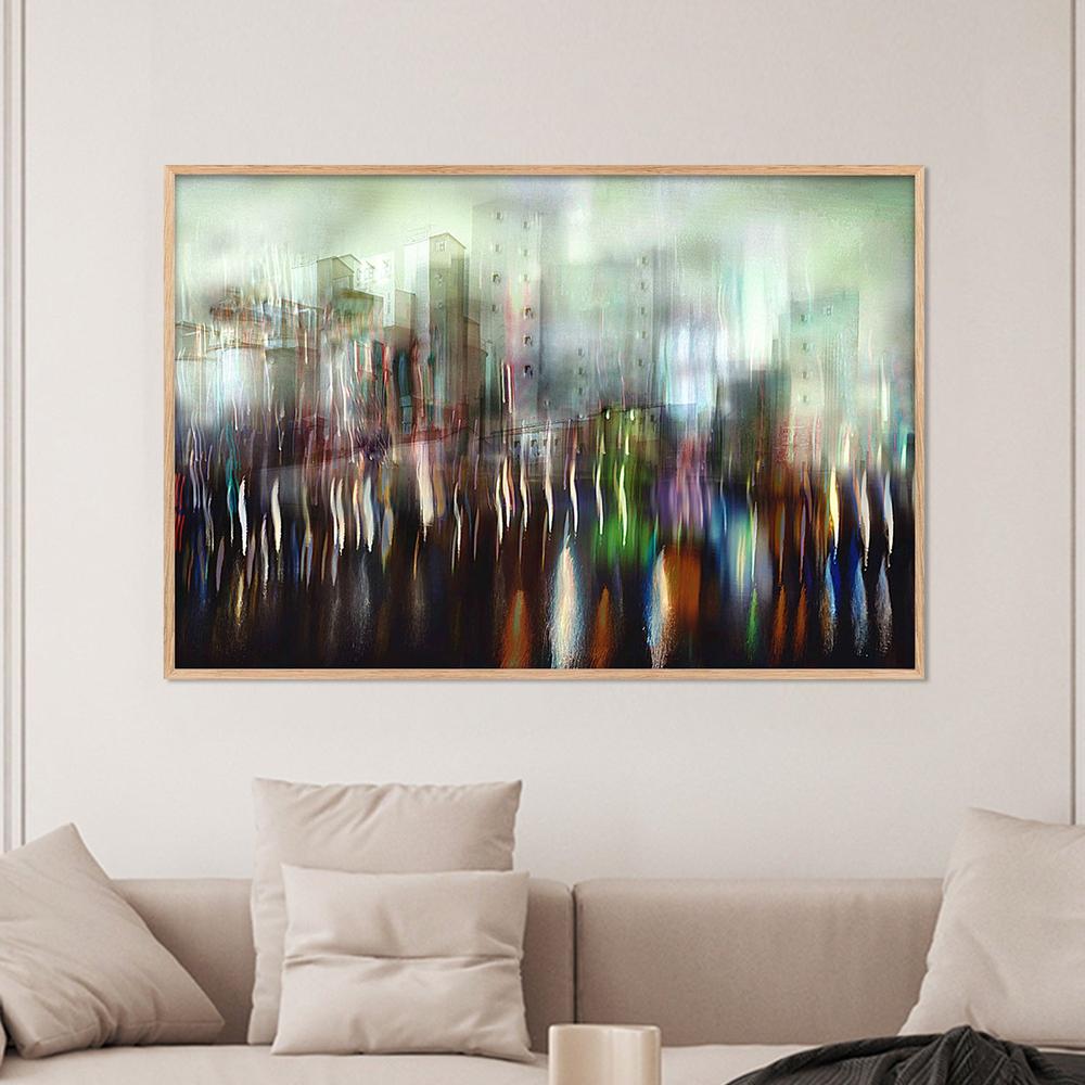 Blurred City Reflections-by-Christina Sillen-wall-art-print-canvas-poster-framed-Gioia