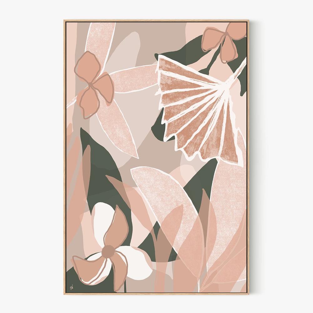 Blush And Bloom-by-Carrie Welsh-wall-art-print-canvas-poster-framed-Gioia