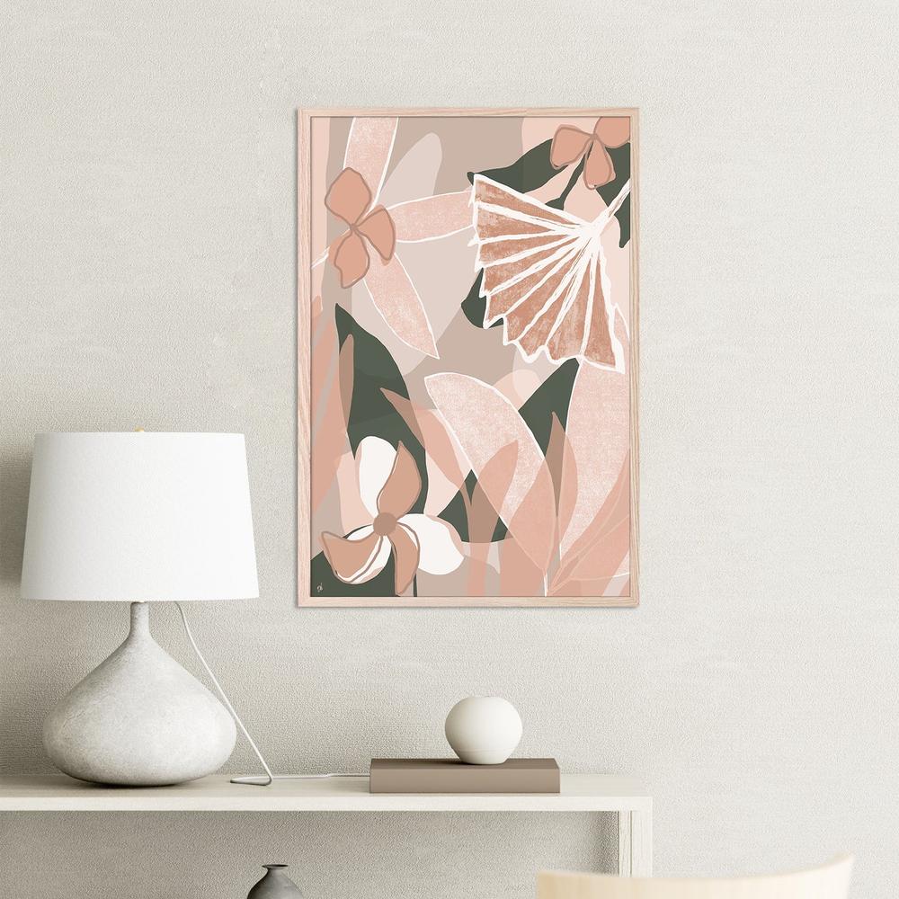 Blush And Bloom-by-Carrie Welsh-wall-art-print-canvas-poster-framed-Gioia