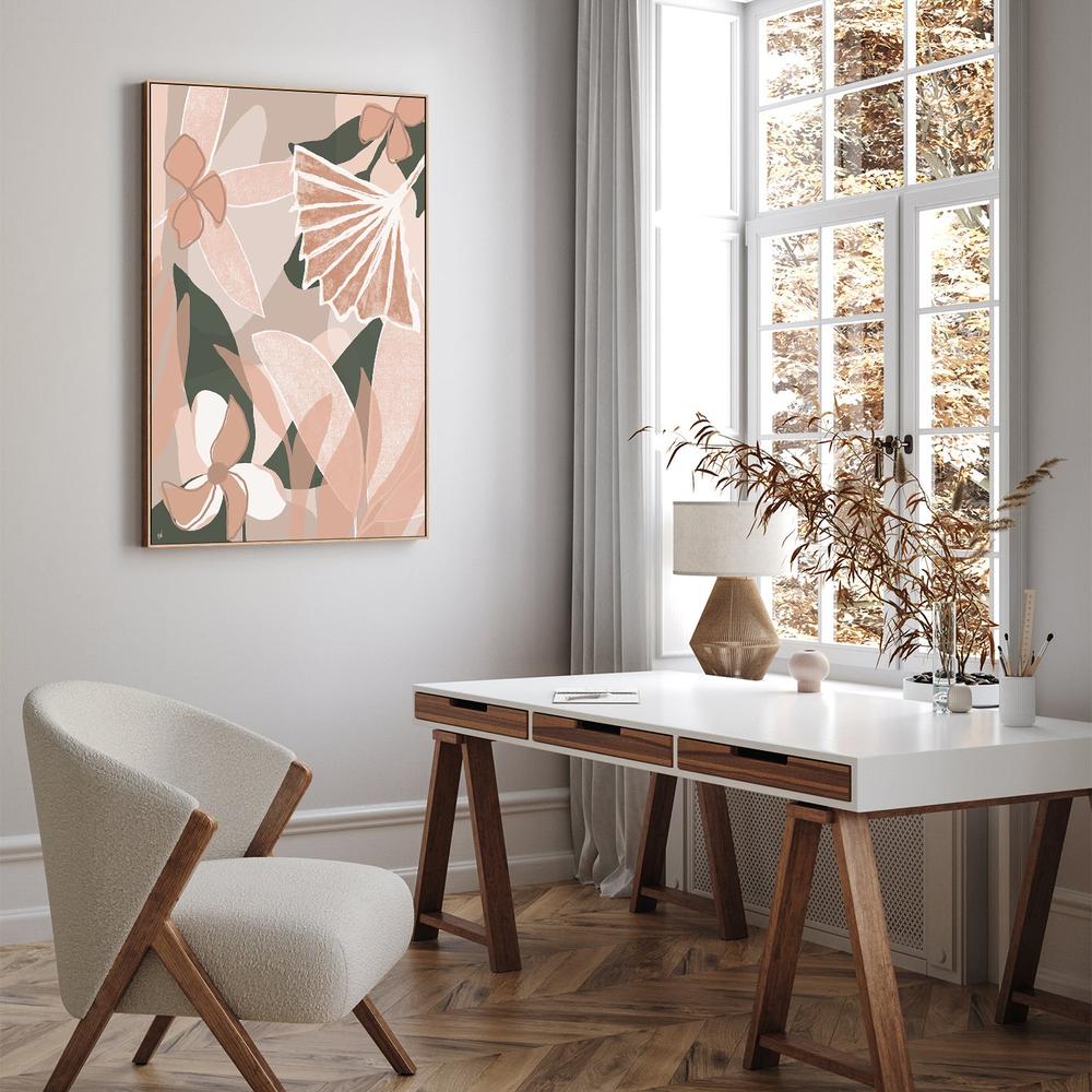 Blush And Bloom-by-Carrie Welsh-wall-art-print-canvas-poster-framed-Gioia