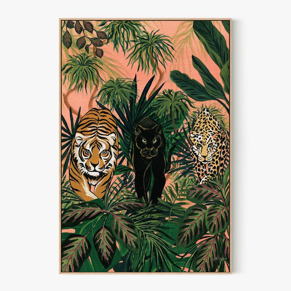 Boho Jungle Prowlers-by-Yvette St. Amant-wall-art-print-canvas-poster-framed-Gioia