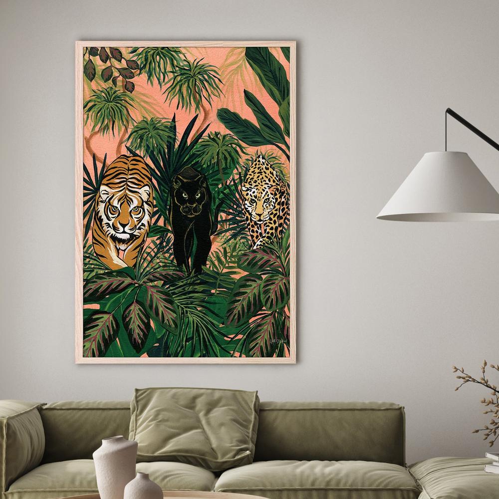 Boho Jungle Prowlers-by-Yvette St. Amant-wall-art-print-canvas-poster-framed-Gioia