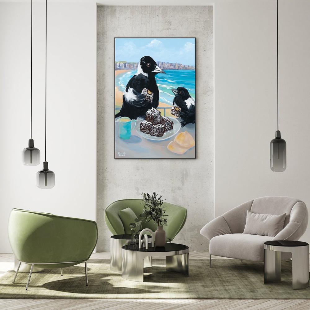 Bondi Lamington-by-Meredith Howse-wall-art-print-canvas-poster-framed-Gioia