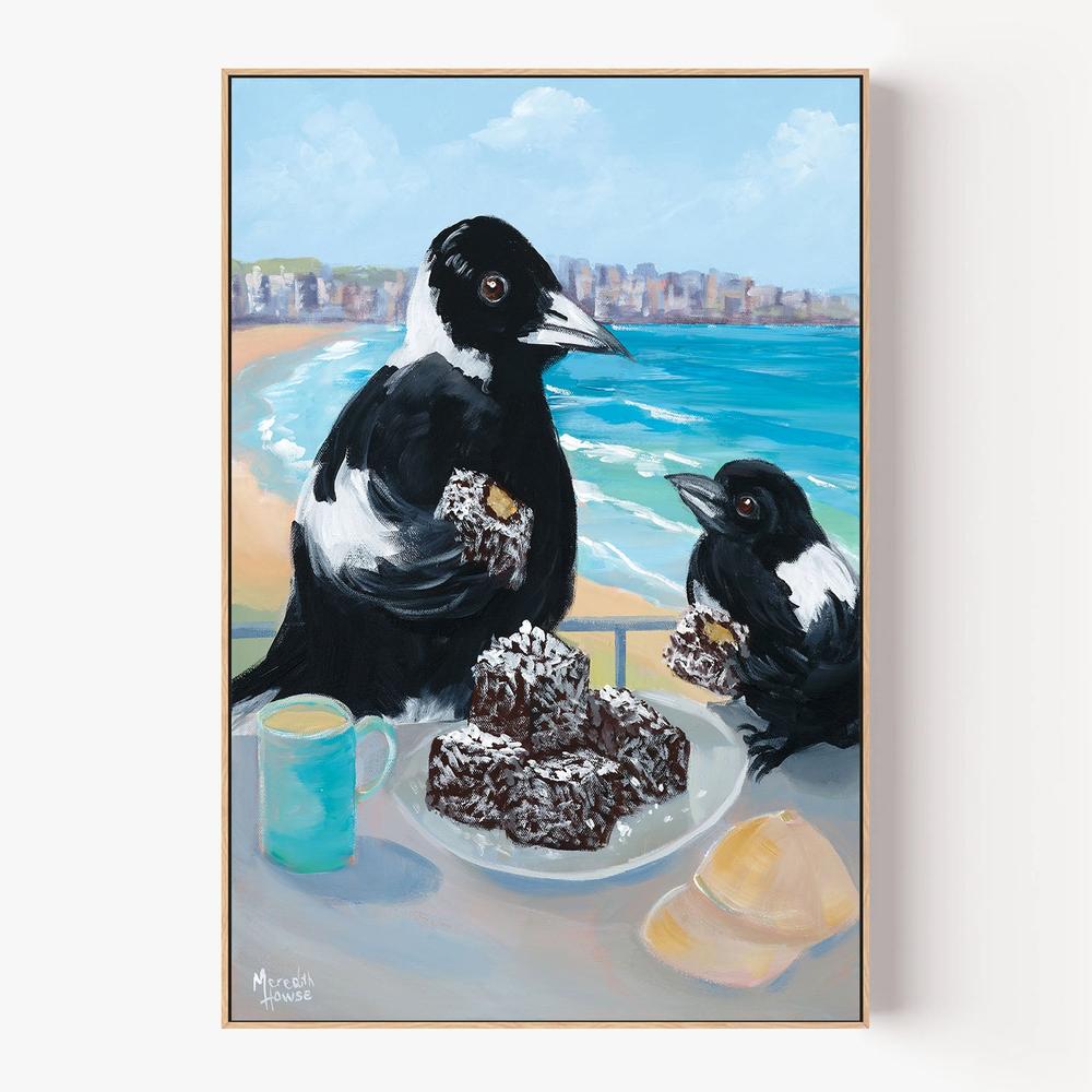 Bondi Lamington-by-Meredith Howse-wall-art-print-canvas-poster-framed-Gioia