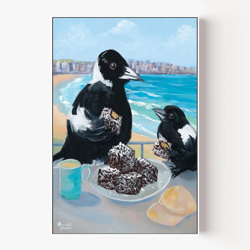 Bondi Lamington-by-Meredith Howse-wall-art-print-canvas-poster-framed-Gioia
