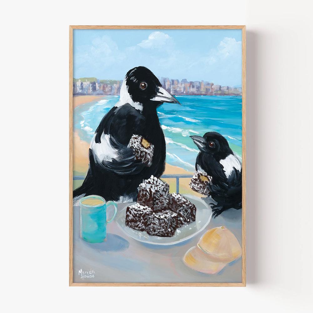 Bondi Lamington-by-Meredith Howse-wall-art-print-canvas-poster-framed-Gioia