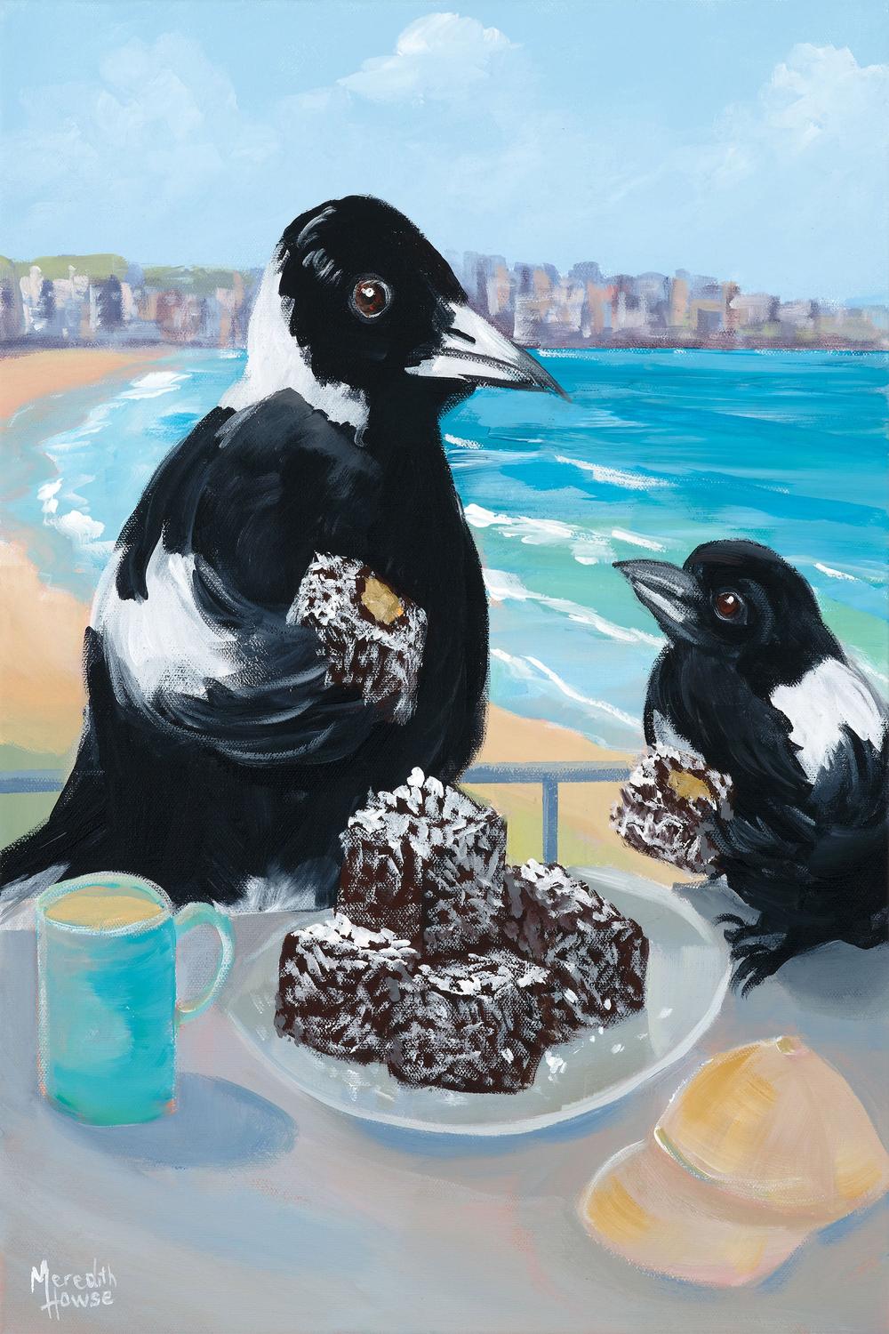 Bondi Lamington-by-Meredith Howse-wall-art-print-canvas-poster-framed-Gioia