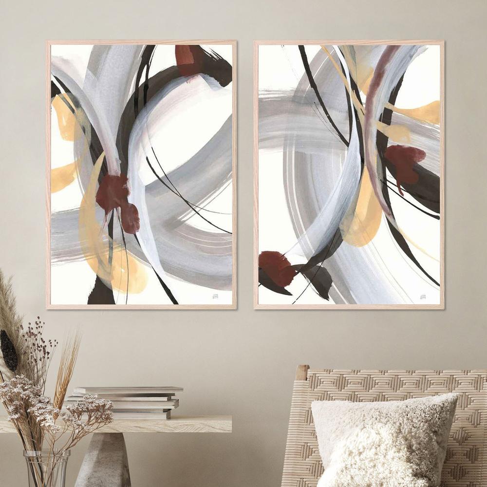 Bundled, Style A & B, Set Of 2-by-Chris Paschke-wall-art-print-canvas-poster-framed-Gioia