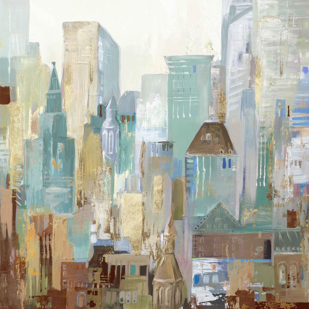 Bustle City, Style A-by-Lera-wall-art-print-canvas-poster-framed-Gioia