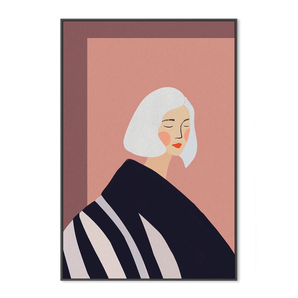 wall-art-print-canvas-poster-framed-Calm Woman Portrait-3