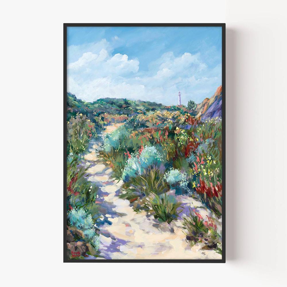 Cape Leeuwin Lighthouse-by-Meredith Howse-wall-art-print-canvas-poster-framed-Gioia