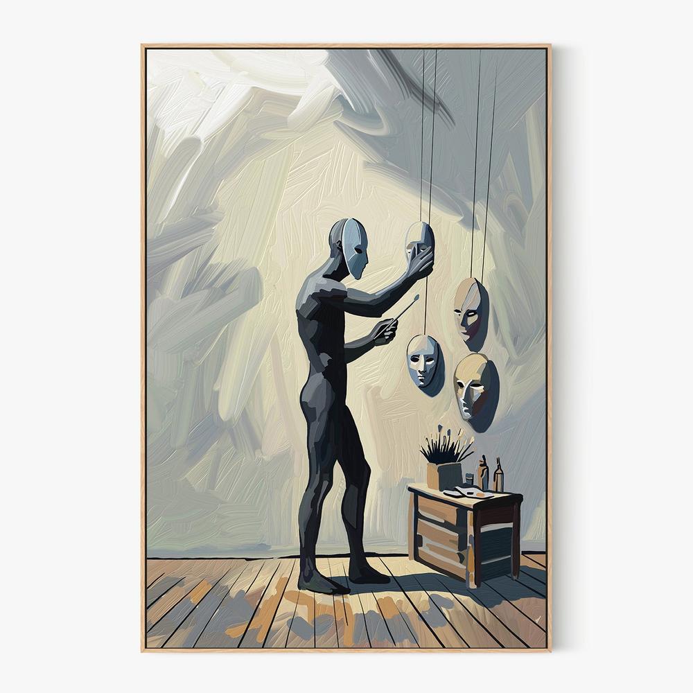 CARETAS-by-Giovanna Gil Alves-wall-art-print-canvas-poster-framed-Gioia
